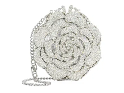 Dune London Bling Clutch In Silver Metallic