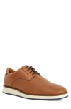 Dune London Bow Textured Sneaker Derby In Brown