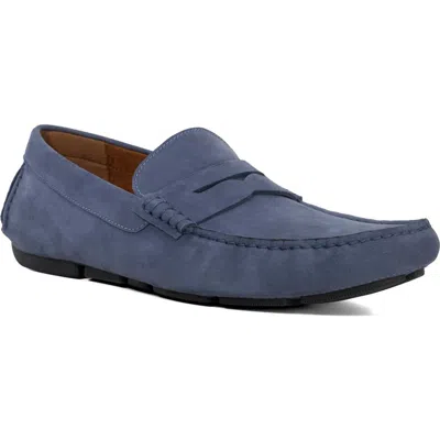 Dune London Bradlay Driving Loafer In Blue