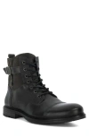 Dune London Call Moto Boot In Gray