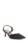 Dune London Citrus Pointed Toe Ankle Strap Pump In Black