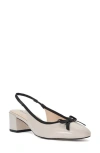Dune London Classy Slingback Pump In Cream