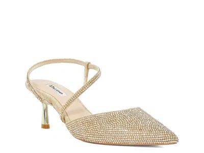 Dune London Competitive Pump In Bronze Synthetic