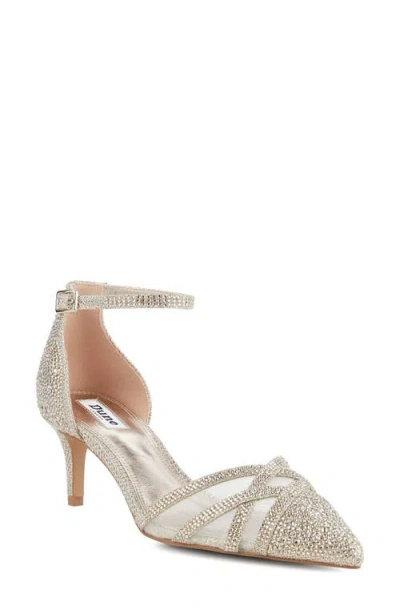 Dune London Composed Ankle Strap Pointed Toe Pump