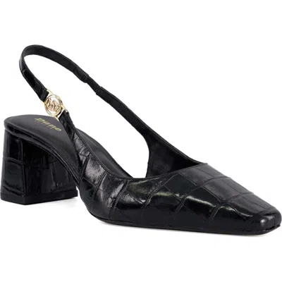 Dune London Contact Slingback Pump In Black