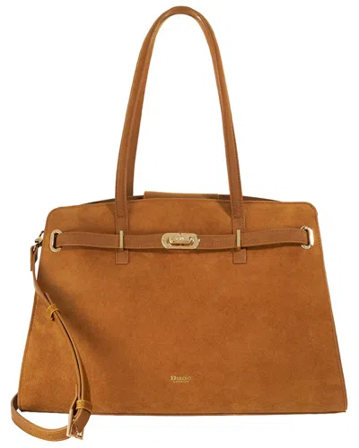 Dune London Define Suede Tote In Multi