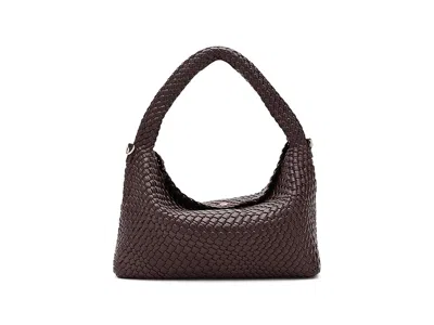 Dune London Deliberate L Shoulder Handbags Dark Brown: One Size