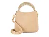Dune London Dharla Leather Top Handle Bag In Neutral