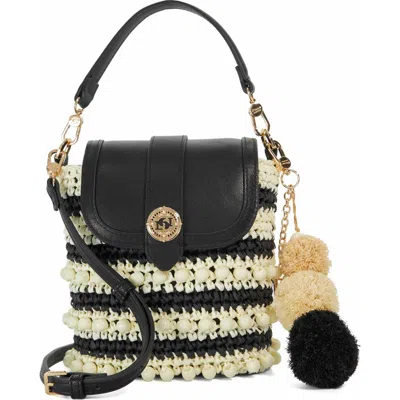 Dune London Dimple Raffia Handbag In Multi