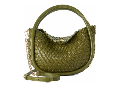 Dune London Dini Deliberate Satchel In Green