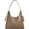 Dune London Dinidearest Leather Shoulder Bag In Brown