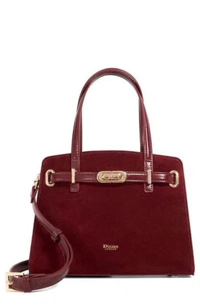 Dune London Dinidefine Tote In Burgundy