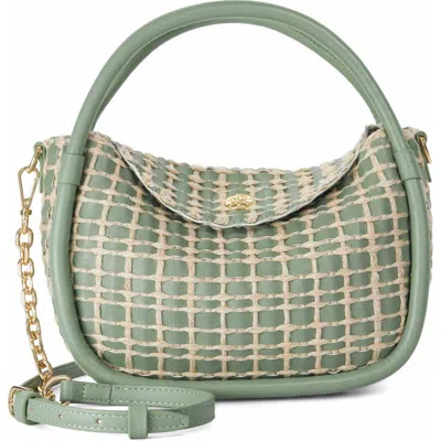 Dune London Dinideliberate Top Handle Bag In Green