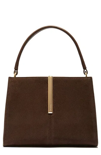 Dune London Dinidestined Leather Handbag In Brown