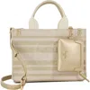 Dune London Dinkideltra Canvas Top Handle Bag In Gold