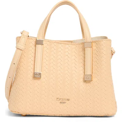 Dune London Dinky Dorrie Faux Leather Satchel In Lemon