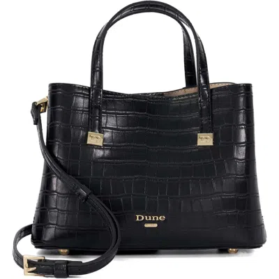 Dune London Dinky Dorrio Mini Tote Bag In Black