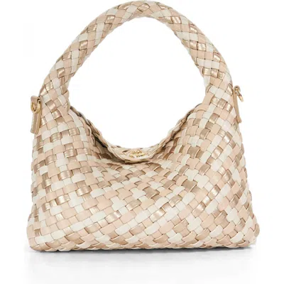 Dune London Dinkydeliberate Woven Top Handle Bag In Neutral