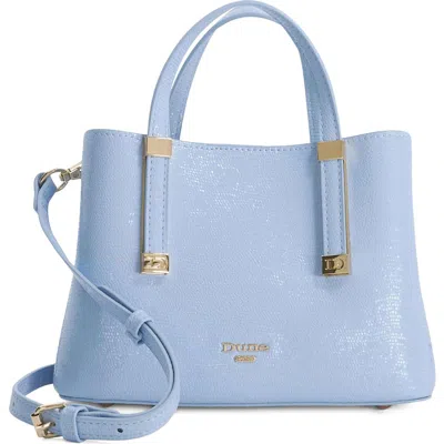 Dune London Dinkydorrie Faux Leather Tote In Blue