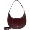 Dune London Diversions Faux Leather Shoulder Bag In Burgundy
