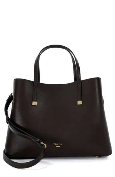 Dune London Dorieo Tote Bag In Brown