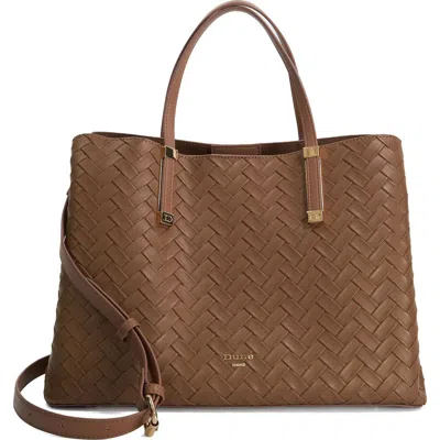Dune London Dorrie Faux Leather Tote In Taupe