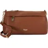 Dune London Drives Faux Leather Crossbody Bag In Brown