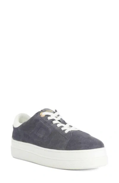 Dune London Eden Platform Sneaker In Dark Grey