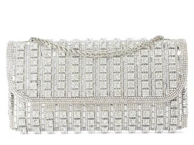 Dune London Elabourate Clutch In Silver Metallic