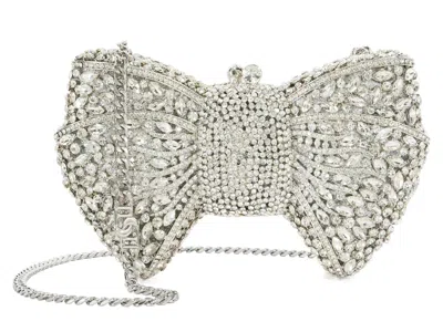 Dune London Enchant Clutch In Silver Metallic