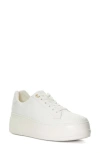 Dune London Episode Platform Sneaker In White