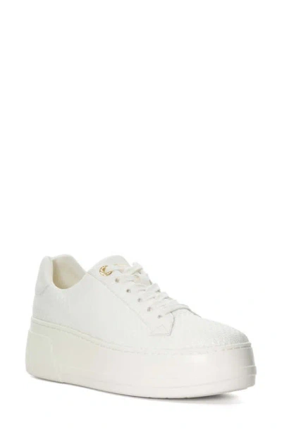 Dune London Episode Platform Sneaker In White