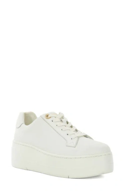 Dune London Episode Platform Sneaker In White