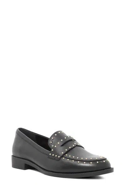 Dune London Gladwin Studded Leather Loafer In Black