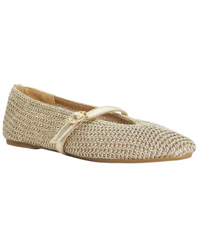 Dune London Halmada Flat In Gold