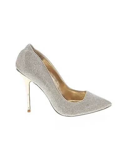 Pre-owned Dune London Heels In Gold