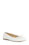 Dune London Helenne Ballet Flat In White
