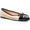 Dune London Highest Cap Toe Ballet Flat