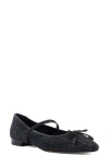 Dune London Holly Mary Jane Flat In Black