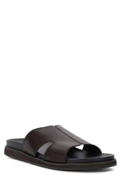 Dune London Insight Slide Sandal In Brown