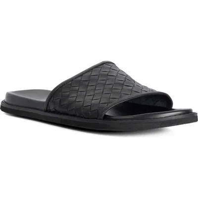 Dune London Ivar Slide Sandal In Gold