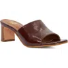 Dune London Jule Slide Sandal In Brown