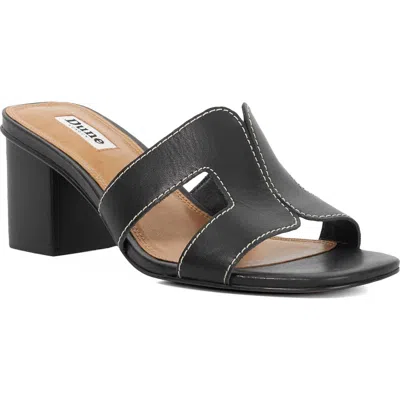 Dune London Jupe Slide Sandal In Black