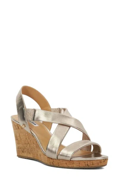 Dune London Kamies Slingback Platform Wedge Sandal