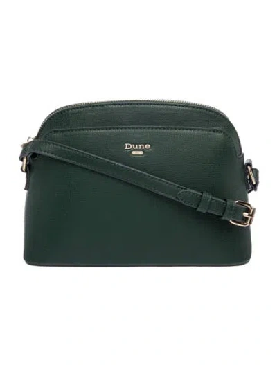 Pre-owned Dune London Leather Crossbody Bag In Green