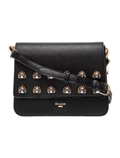 Pre-owned Dune London Leather Crossbody Bag W/ Tags In Black