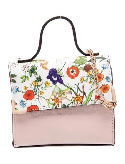 Pre-owned Dune London Leather Shoulder Bag In Pink