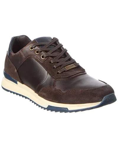 Dune London Leather Sneaker In Brown