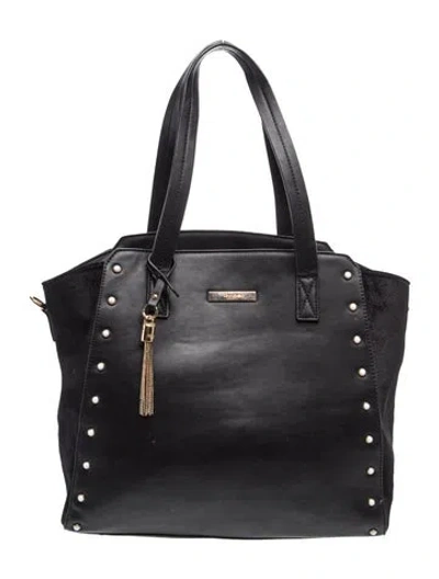 Pre-owned Dune London Leather Tote In Black