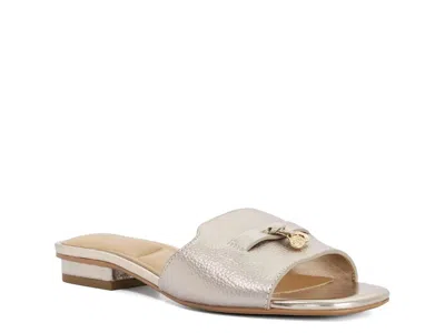 Dune London Lindo Sandal In Gold Leather